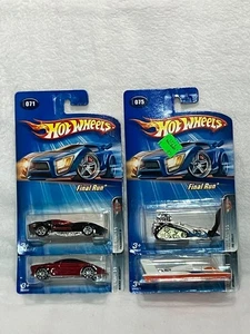 HOT WHEELS '05 (4) FINAL RUNS BUICK WILDCAT, THOMASSIMA II, HYDROJET, BIG CHILL - Picture 1 of 5
