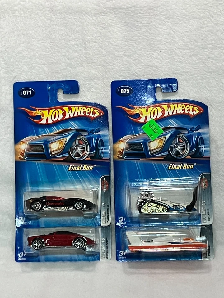 HOT WHEELS '05 (4) FINAL RUNS BUICK WILDCAT, THOMASSIMA II, HYDROJET, BIG CHILL - Image 1 of 4