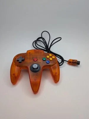Controlador Funtastic Oficial OEM Nintendo 64 N64 Naranja Fuego NUS-005 Buen Palo Foto 1 de 4