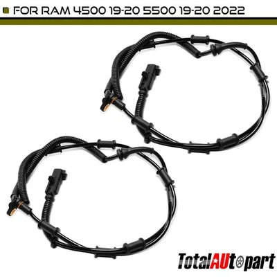 2x Sensor de velocidad de rueda ABS para Ram 4500 2019 2020 5500 delantero izquierdo y derecho Foto 1 de 4