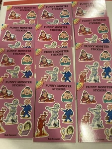 12- Books Funny Monster Stickers (Dover Little Activity by Bob Censoni Halloween - Bild 1 von 5
