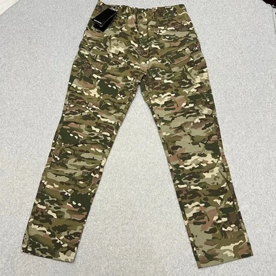 Calça Militar Masculina Grande Ripstop Multicâmera Joelho Duplo Operador Tático Carga - Imagem 1 de 4