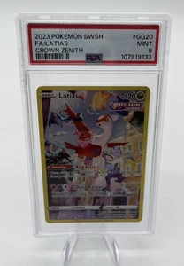 Latias GG20/GG70 Crown Zenith: Galarian Gallery Holo PSA 9 MINT - Picture 1 of 2