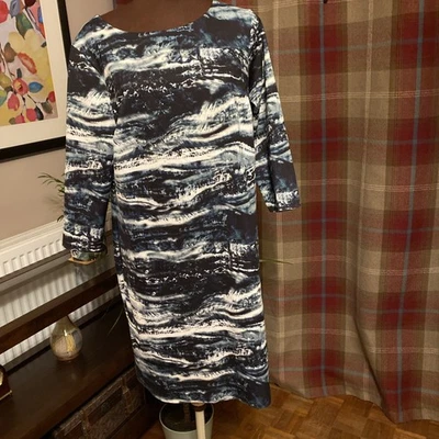 Marks and Spencer Women's Multicoloured Shift Dress 16 - Image 1 of 4