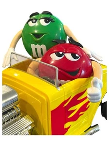 Rebel Without a Clue M & M Yellow Roadster Hot Rod Car Box Candy Dispenser - Picture 1 of 9