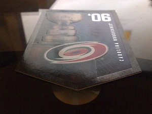 CAROLINA HURRICANES STANLEY CUP BANNER Molson Coors Budweiser Panini Rare Promo - Picture 1 of 2