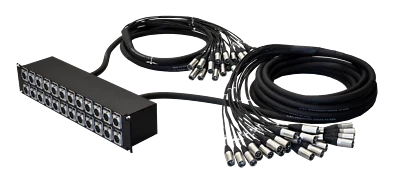 CBI 24 Splitter Box Rack w/15ft Mon, 30ft Main Snake - Image 1 of 3