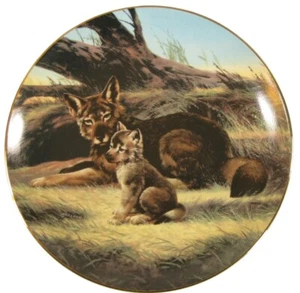 Red Wolf Last of Their Kind Endangered Species Collector Plate & COA Will Nelson - Picture 1 of 5