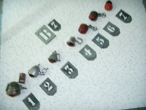 FANALINI POSTERIORI LOTTO 7 (sette) PEZZI  x BICI EPOCA n.1 prismatico x carburo - Imagen 1 de 3