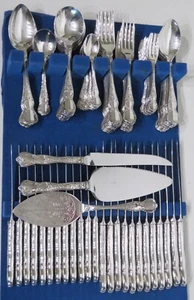 Rodd "Camille" Silverplate Flatware Set for 12 w/ 113 Pieces Rare vintage set uu - Picture 1 of 4