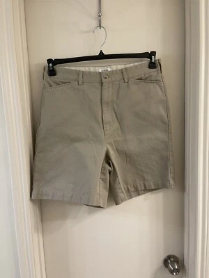 Pantalones Cortos Turnbury Para Hombre Beige Caqui 100% Algodón Talla 34 Usados en Excelente Condición Foto 1 de 4