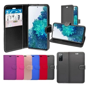 Per Samsung Galaxy S20 Fe Custodia Portafoglio Flip Similpelle Stand Slot Scheda - Picture 1 of 20