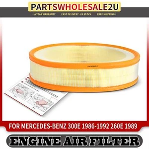 Engine Air Filter for Mercedes-Benz 300E 1986-1992 260E 1989 300SE 300TE 300SEL - Picture 1 of 9