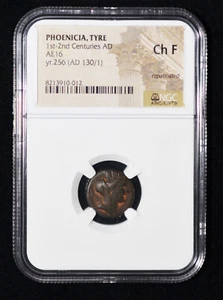 NGC Choice Fine Greek PHOENICIA Tyre 1st-2nd centuries AD. AE (16mm, 12h) - Picture 1 of 4