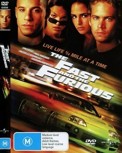The Fast And The Furious DVD (Region 2,4) VGC Paul Walker - Picture 1 of 3