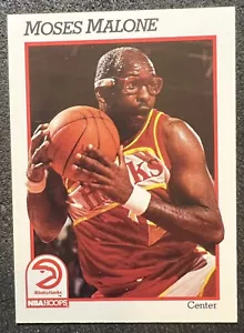 1992/93 NBA HOOPS MOSES MALONE (HAWKS) #2 NM/MT - Picture 1 of 2