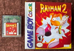 Rayman 2 Gameboy Color tested game cartridge with box with inserts RARE! - Picture 1 of 15