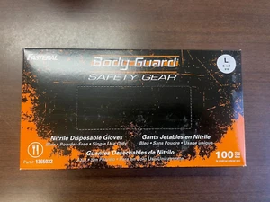 Menge 100 Fastenal Body Guard Nitril Einweghandschuhe - groß - blau - 6 Mil - Bild 1 von 1
