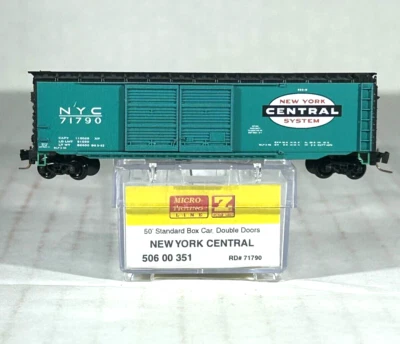 MICRO-TRAINS Z SCALE 50' STANDARD BOX CAR NEW YORK CENTRAL 50600351 - Image 1 of 3