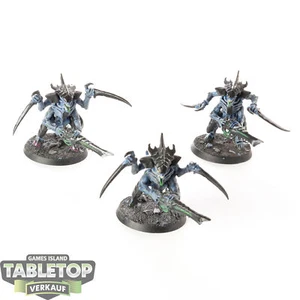 Tyraniden - 3 x Tyranid Warriors - bemalt - Bild 1 von 1