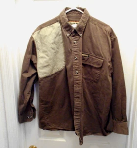 Camicia vintage Remington Y2K outdoor manica lunga bottoni taglia large verde pallido - Foto 1 di 10