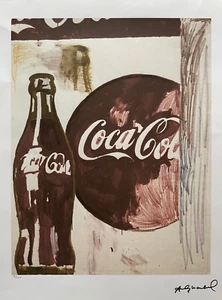 Lithographie nach Andy Warhol "COCA-COLA" Drucksignatur gestempelt & limitiert - Bild 1 von 11