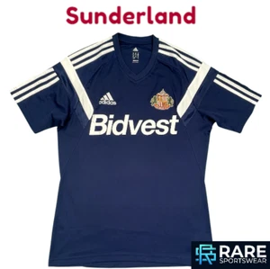 AUTHENTIC SUNDERLAND 2015 TRAINING FOOTBALL SHIRT MEDIUM ADULT (VERY GOOD) - Picture 1 of 5