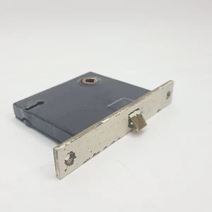 Mortise Lock Door Hardware Salvage Estate Vtg Skeleton Keyhole NO Key (B) - Picture 1 of 7