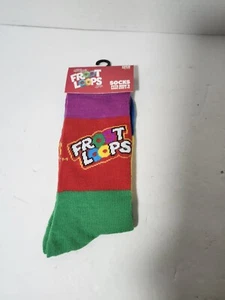 Froot Loops Crew Socks Size 6-12 - Picture 1 of 3