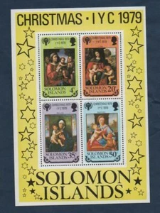 ISOLE DI SALOMONE 1979 NATALE IN FOGLIETTO MNH** - Picture 1 of 1