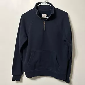 Flint And Tinder Pull Over Hoodie Size Small Made In USA Hoodie Navy Blue - Bild 1 von 5