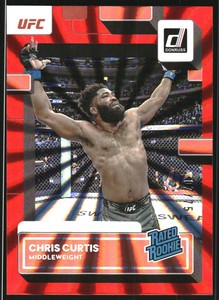 2023 Donruss UFC Holo Red Laser #205 Chris Curtis RR /75