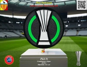 Badge Patch Coupe d'Europe 2021/24 Ligue Conference Maillot foot OM Lille Nice - Picture 1 of 5