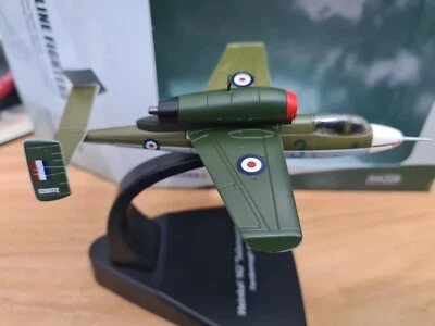 Heinkel HE162 Salamander Farnbough 1945 - Scala 1:72 Die Cast - Oxford Aviation - Immagine 1 di 4