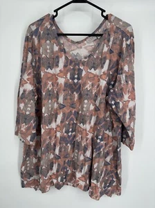 LOGO by Lori Goldstein Women's Tunic Flowy top size 2XL - Picture 1 of 4