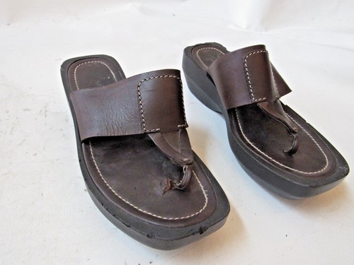 TOD’S Sandali con plateau Tods in pelle marrone taglia EU 38 US 8 5