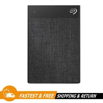 Seagate Backup Plus Ultra Touch 1TB USB 3.0 Portable HD, Black (STHH1000400-RC) - Image 1 of 4