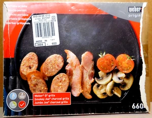 Weber Gas Grill Cast Premium HD Porcelain Coated Reversible Griddle 9.9" x 7.4" - Picture 1 of 24