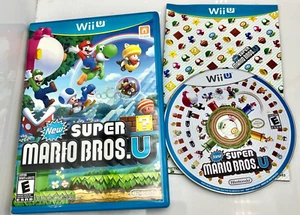 "New" Super Mario Bros U (Nintendo Wii U) COMPLETE TESTED CIB - Picture 1 of 1