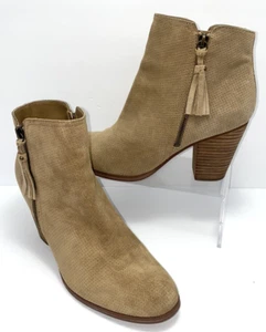 Guess Floura Damen-Stiefelette aus Wildleder Größe 11M braun B126*H - Bild 1 von 9