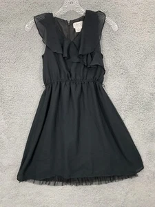 BLUSH by Us Angels Youth 14 Little Black Dress Lined Belt Loops Zip Back - Picture 1 of 11