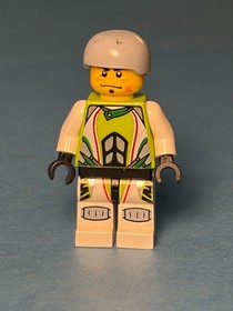 LEGO World Racers Fig wr004 -Daredevil 1 (REX-treme) - Light Scratches/No Cracks
