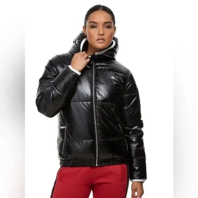 Abrigo Chaqueta True Religion Acolchado Puffer Blanco y Negro Talla XS Foto 1 de 4