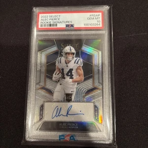 2022 Panini Select Alec Pierce Rookie Signatures Auto /199 PSA 10 - Picture 1 of 3