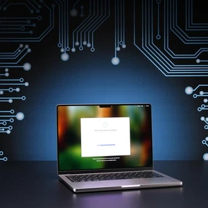 Apple MacBook Pro (14", 2021) // M1 Pro (8C CPU, 14C GPU), 16 GB RAM, 500 GB SSD - Bild 1 von 8