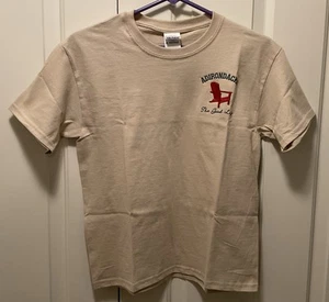 Adirondacks “The Good Life” Embroidered Gildan T-Shirt YOUTH Medium NWOTs - Picture 1 of 2