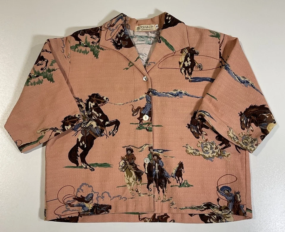 Chaqueta Vaquera Occidental Recortada Hecha a Mano Regalia Talla S Cuadrada De Colección Inspirada en los Años 40 Foto 1 de 4