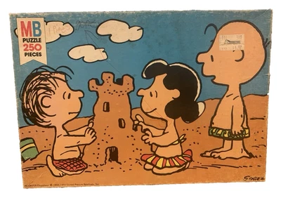 1952 MB PEANUTS 250 pc Jigsaw Puzzle 4383-7 Milton Bradley Charlie Brown Lucy - Image 1 of 4