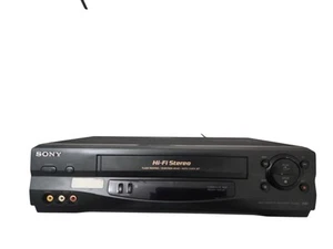 Sony SLV-N55 Hi-Fi Stereo 4-Head VCR VHS Player Recorder Tested - Picture 1 of 7