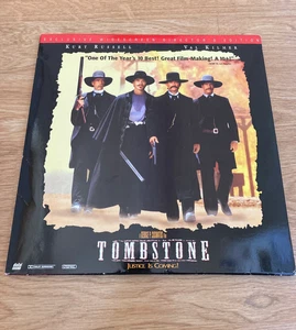 Tombstone Laserdisc - Widescreen Directors Edition - Kurt Russell Val Kilmer - Picture 1 of 3